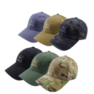 Six-color sports casual baseball caps, fashion caps, black, gray, sand, green CP, black camouflage