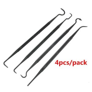 Double Head Nylon Tube Brush Hook 4pc Nylon Pick Set Gun Cleaning Hook Gun Brush Hunting