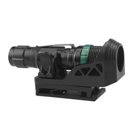 360 degree rotatable side opening tactical flashlight case Plastic steel quick-pull flashlight case Flashlight case suitable for outdoor camping