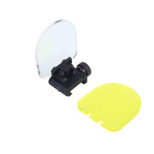 20mm base holographic eye shield foldable two-color organic glass eye shield lens shield