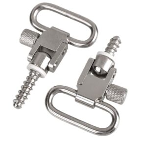 1 inch wooden support high strength steel metal strap ring threaded strap ring pair silver
