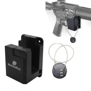 Wall Mount gun hanger with Wire Lock