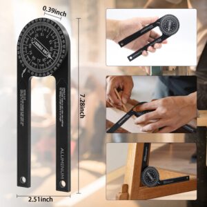 Miter Saw Protractor360 protractor horizontal angle gauge woodworking angle ruler positioning angle gauge